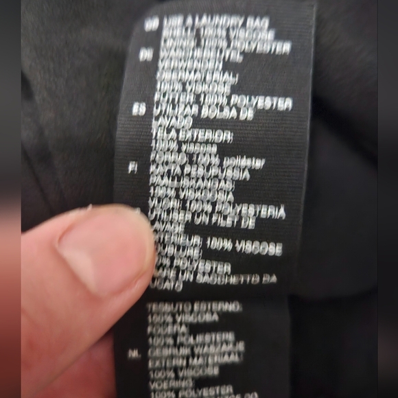 & Other Storied Printed midi dress tie neck. Sheer upper butterfly print. Size 2 - Picture 12 of 12